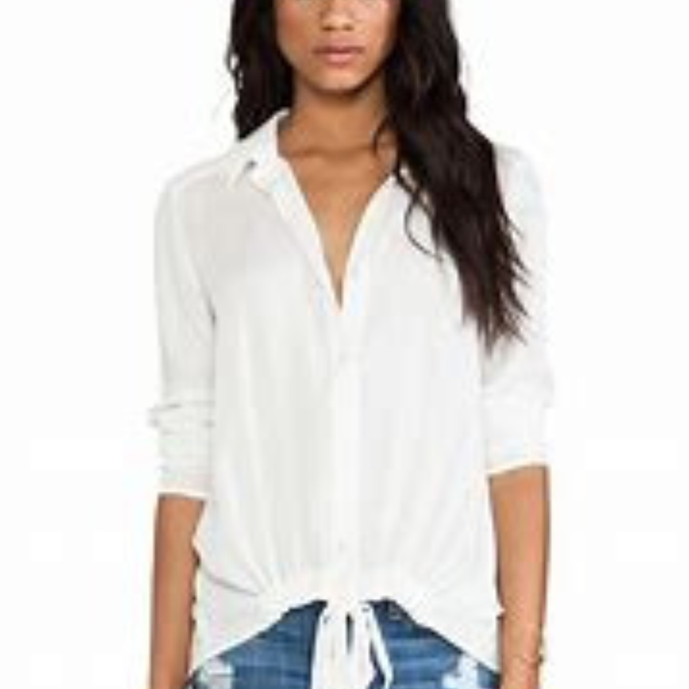 Stella Tie Front Blouse